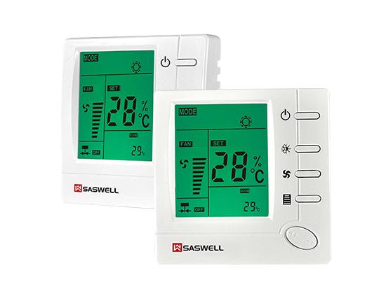 2-Rohr-Gebläseregister-Thermostat mit externem Sensor
