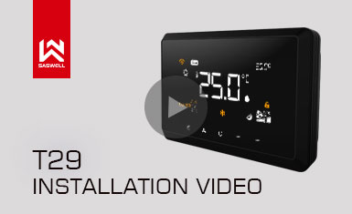 Google Home Smart kompatibler Thermostat T29UTW-7-WIFI (TY) Installationsvideo