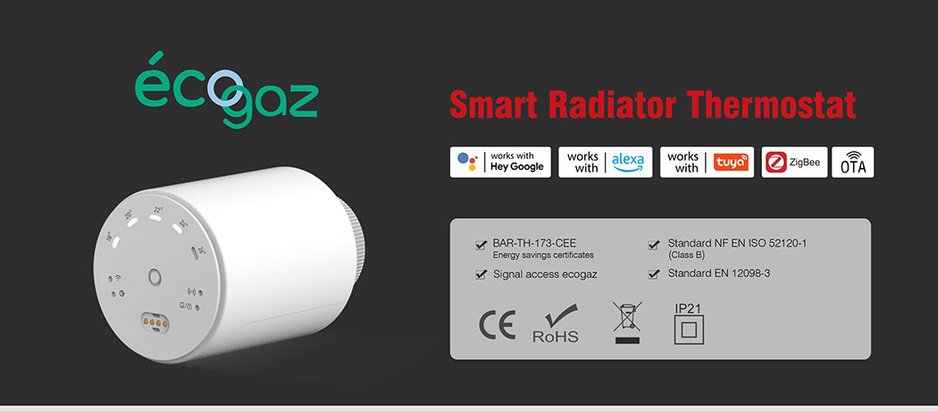 écogaz Smart Radiator Thermostat écogaz Smart Radiator Thermostat