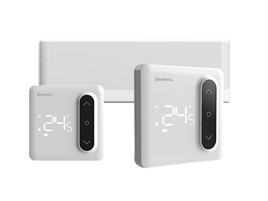 Kesselaustausch, Wärmepumpe, drahtloses Zigbee-Steuerungssystem für Fußbodenheizung