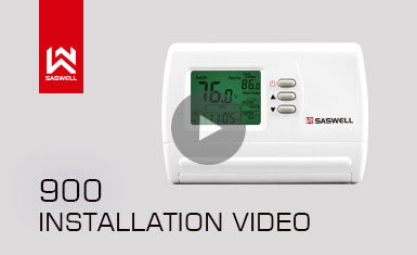 Mechanischer Thermostat, Digital programmierbarer Thermostat SAS900 Installationsvideo