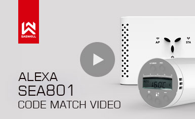 TUYA Alexa Thermostat-Heizkörperventil, Alexa TRV SEA801 Video wieder angeschlossen