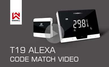 alexa Thermostat, Alexa Smart Thermostats, WiFi-Thermostat T19 wieder angeschlossen Video